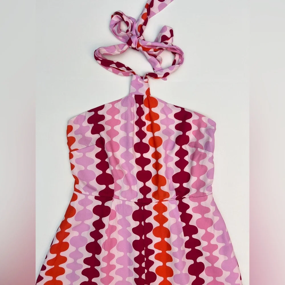 *New* Anthropologie Hutch Bright Halter Romper, size 2 - Picture 5 of 9